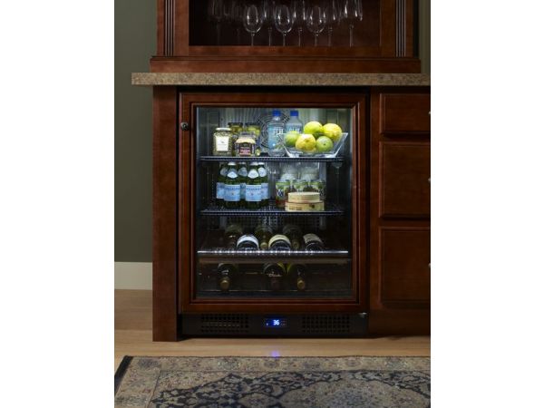 True 24-inch Beverage Center - Framed Panel Overlay